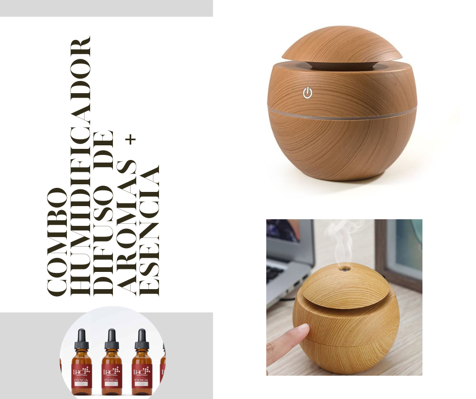 COMBO HUMIDIFICADOR  + ESENCIA